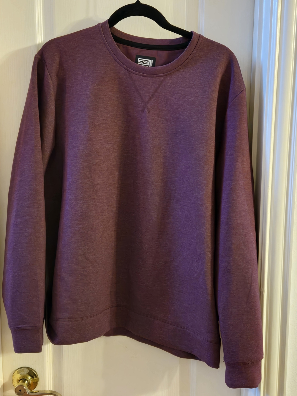 32 Degrees Men's Crewneck Sweater in Plum